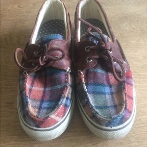 Sperry, Plaid Sperry, Boat Shoes, Fall Plaid, Sz 9